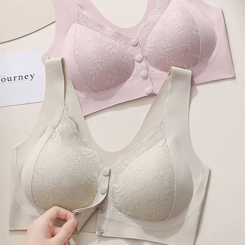 Full Coverage Bra - BH im Westenstil mit Knöpfen vorne