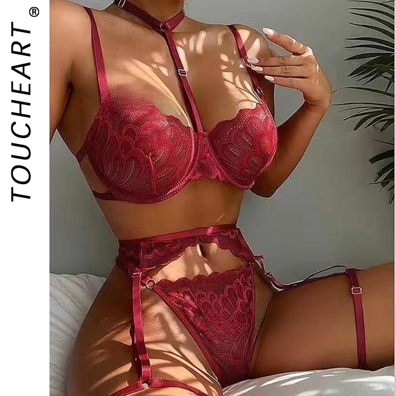 Sheer Bra Lace - Toucheart Sexy Interessante Unterwäsche Für Frauen