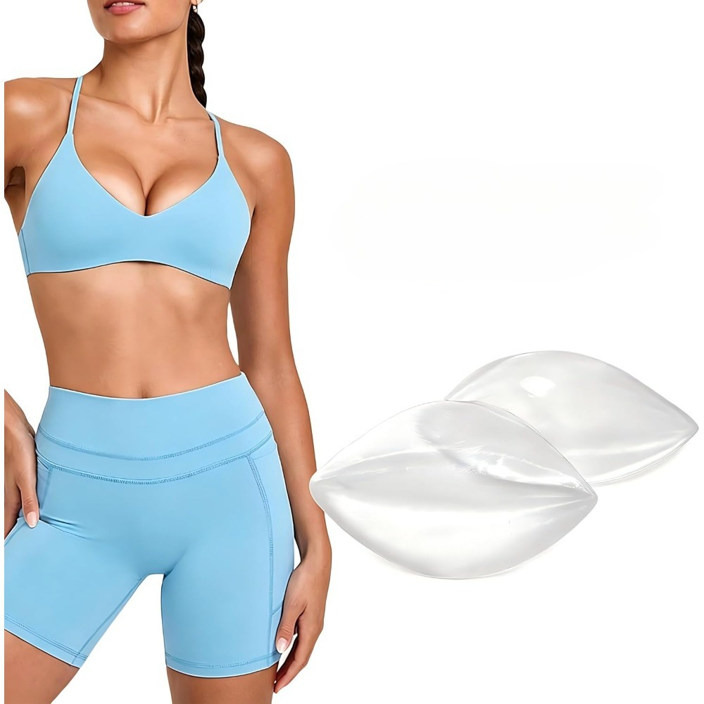 Push Up Bra Silicone - Selbstklebende Silikon-BH-Einlagen - Herausnehmbare Push-Up-Pads für