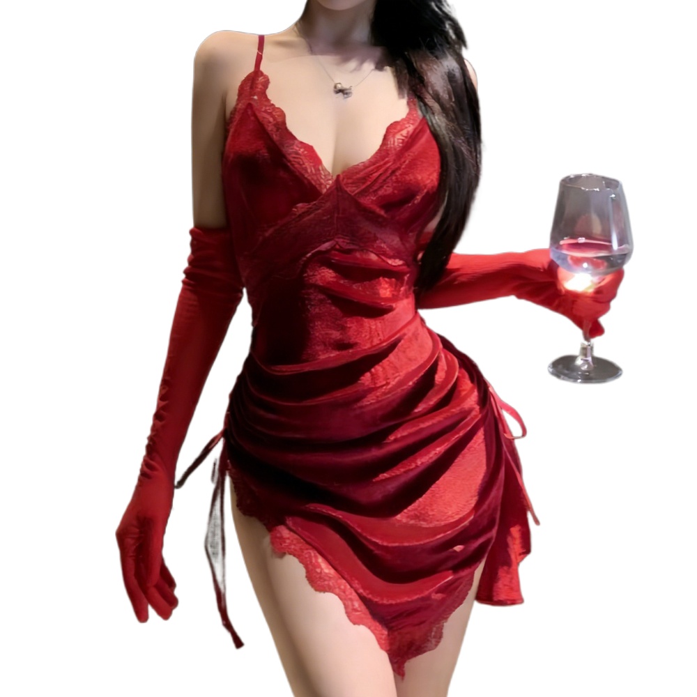 Sheer Bra Lace - Europäisches Spitzen-Brautlingerie-Set: Transparenter geraffter Spitzen-BH mit