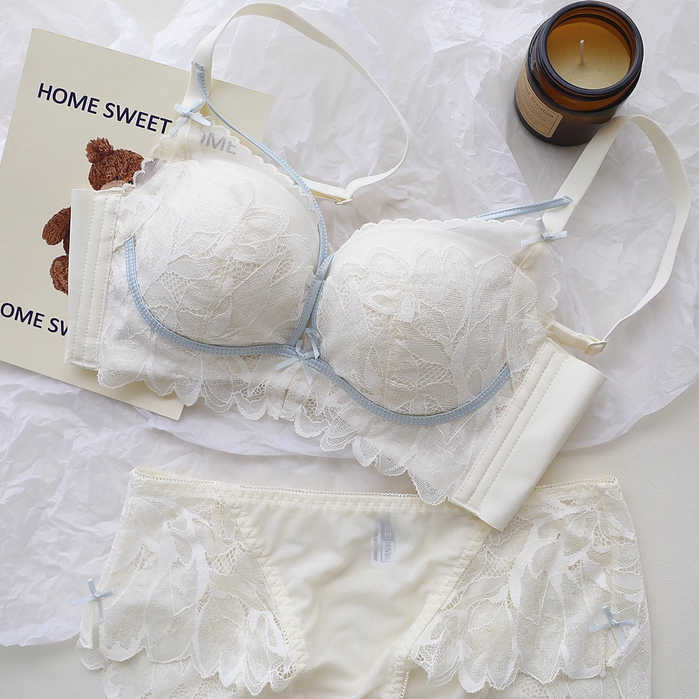 Underwire Bra Padded - French Back Garden Dessous Damen kleine