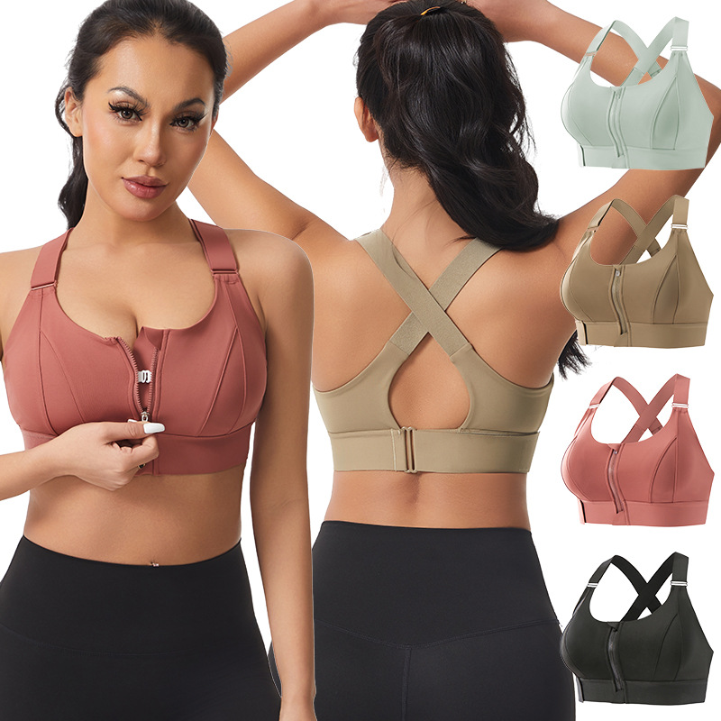 Plunge Bra Push Up - Sport-BH für Damen mit hoher Unterstützung,