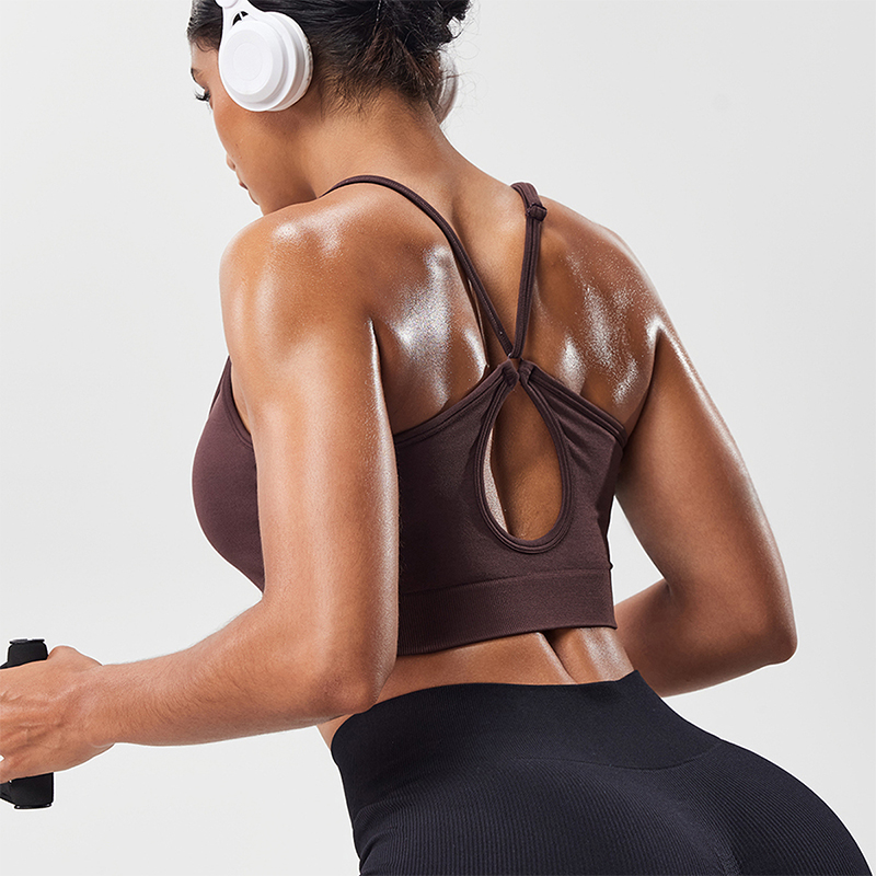 Sports Bra Racerback - Damen Sport-BH mit Hohlrücken und Verstellbaren