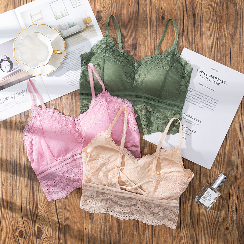Lace Bralette Set - 3D sexy Spitze Dessous nahtlosen Sport-BH