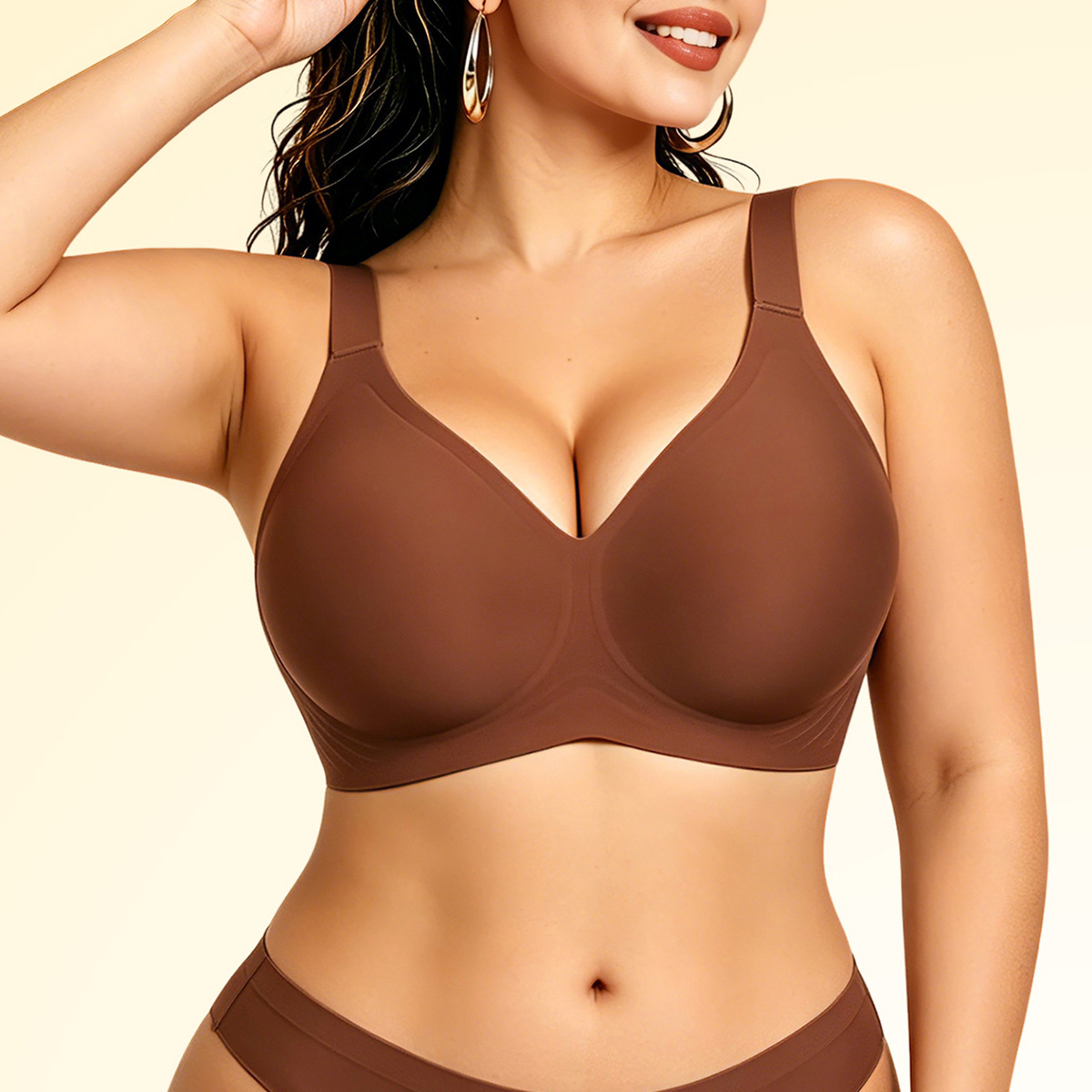 Wirefree Bra Comfort - Nahtloser, weicher, bügellos stützender BH für