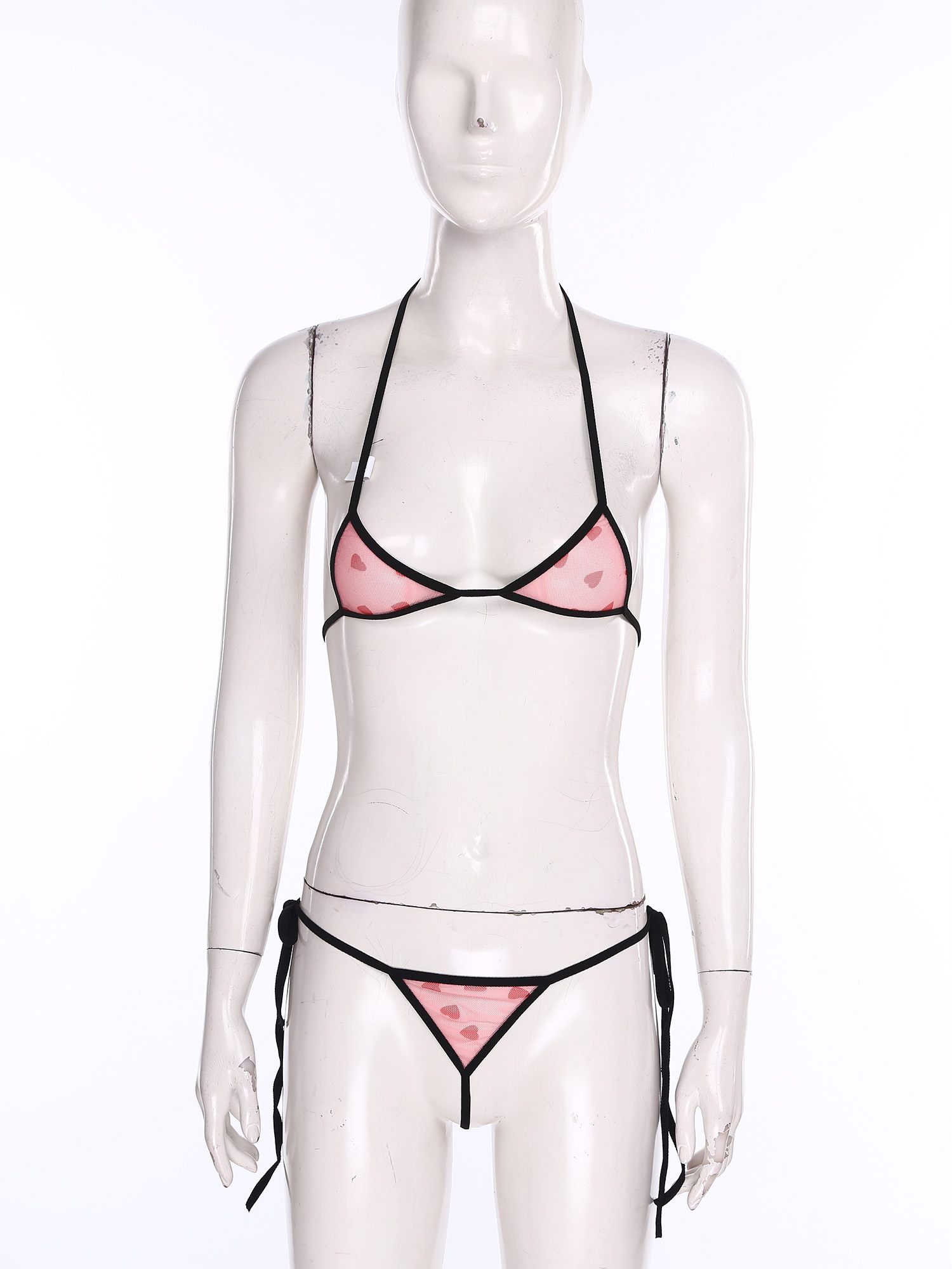 Damen Micro Mini Bikini Dessou – Sheer Mesh Bra Bewertung und Preis