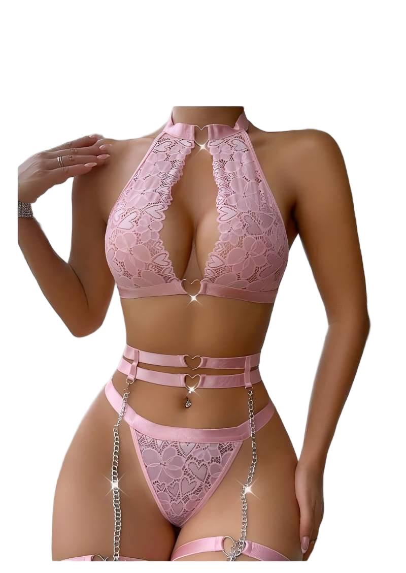 Sexy Dessous-Set mit Push-up-E – Lace Bralette Set Bewertung und Preis