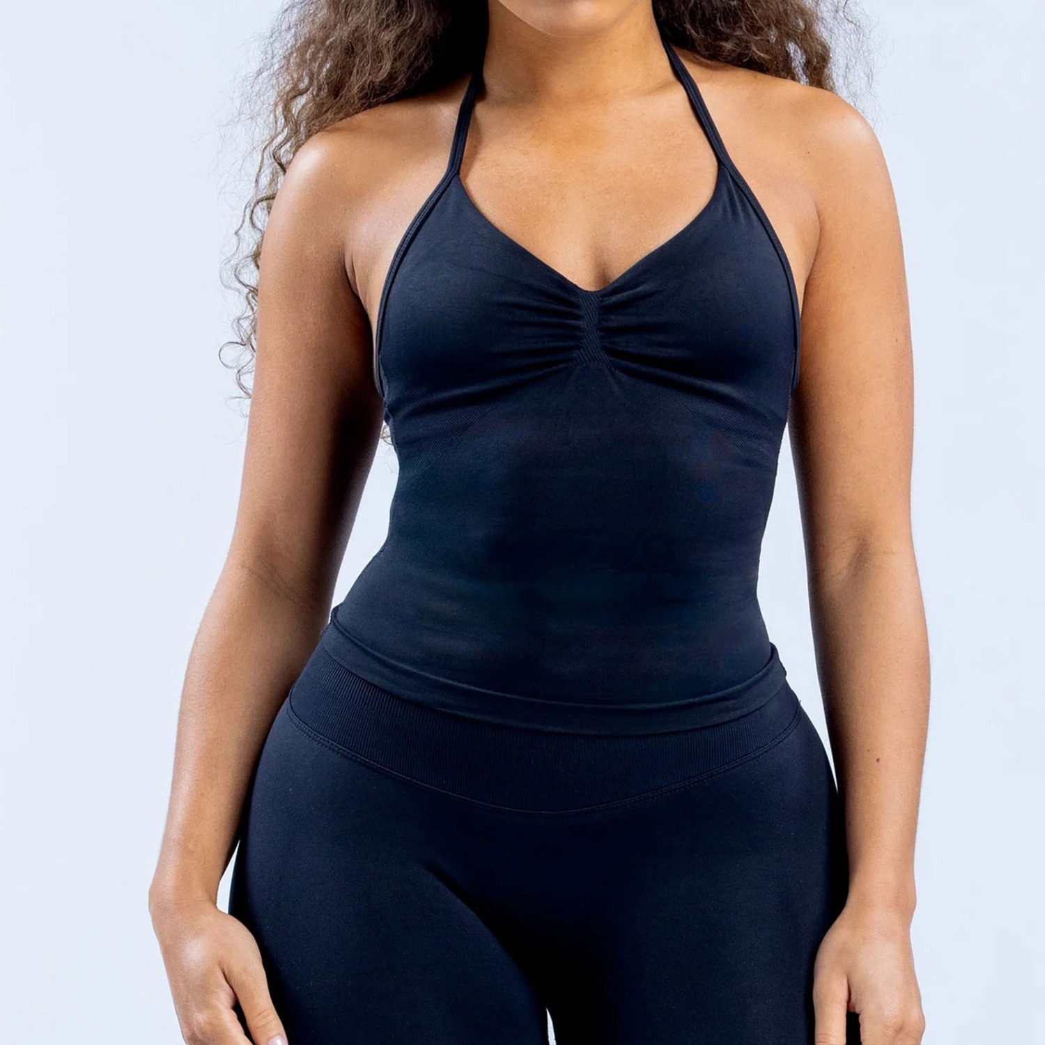 Damen Yoga-Tanktop mit Neckhol – T Shirt Bra Seamless Bewertung und Preis