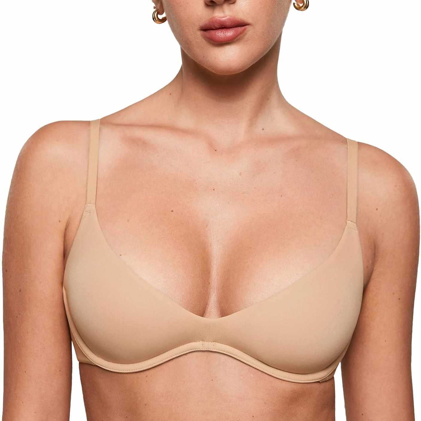 Damen-BH mit tiefem V-Ausschni – Wirefree Bra Comfort Bewertung und Preis