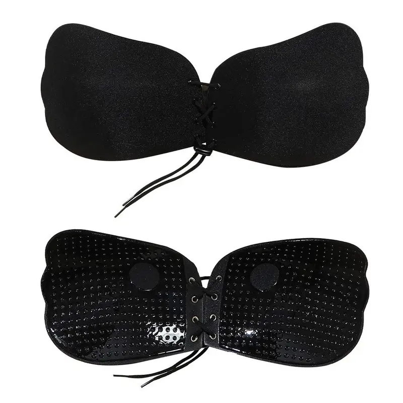 Bequemer, nahtloser, selbstkle – Push Up Bra Silicone Bewertung und Preis