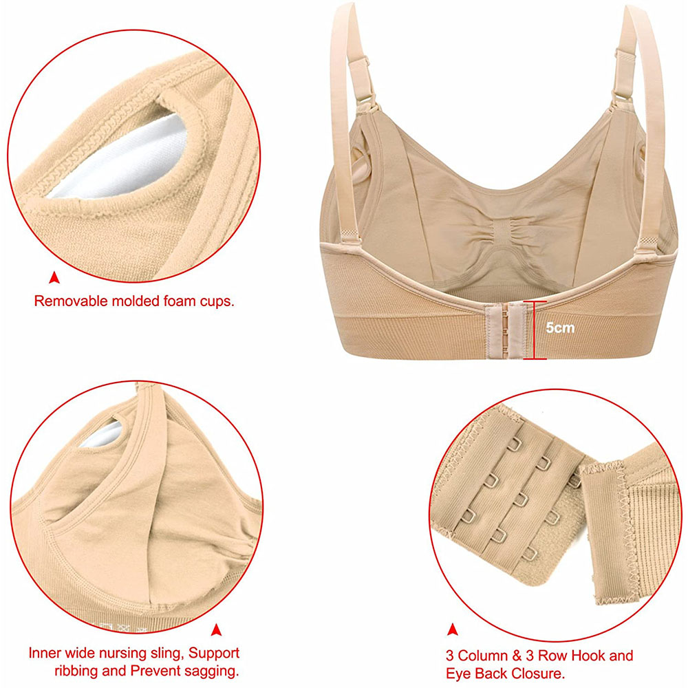 Damen Mutterschafts-Still-BH m – Sleep Bra Bralette Bewertung und Preis