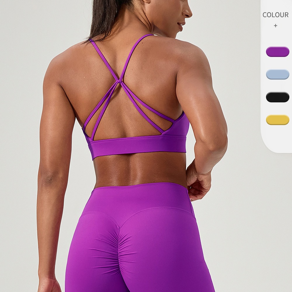 Frauen Sexy Yoga Bh Cross Stra – Sports Bra Racerback Bewertung und Preis