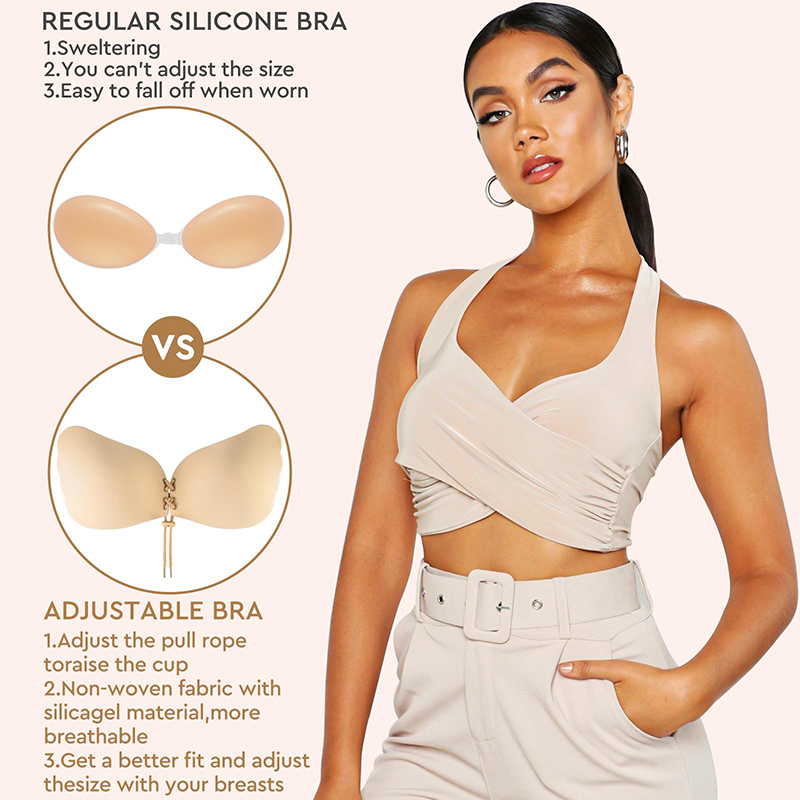 1/2 Paar Damen Sommer rückenfr – Backless Bra Sticky Bewertung und Preis