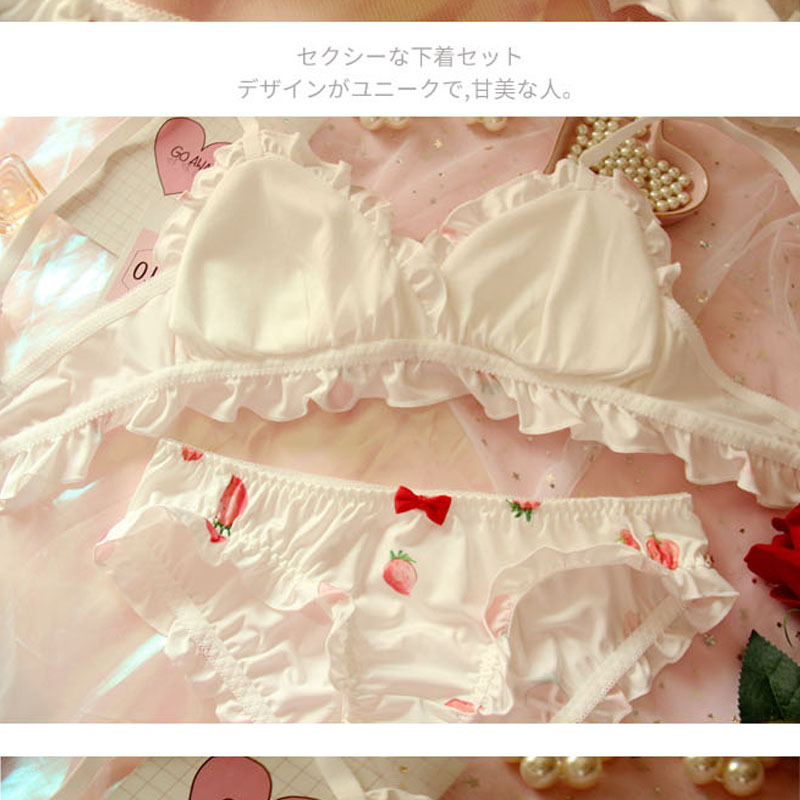 Erdbeere süßes japanisches BH- – Plunge Bra Push Up Bewertung und Preis